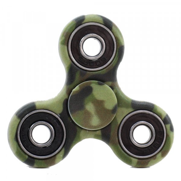 Wholesale Design Classic Fidget Spinner Hand Stress Reducer Toy for Anxiety Adult, Child (Camouflage Green)